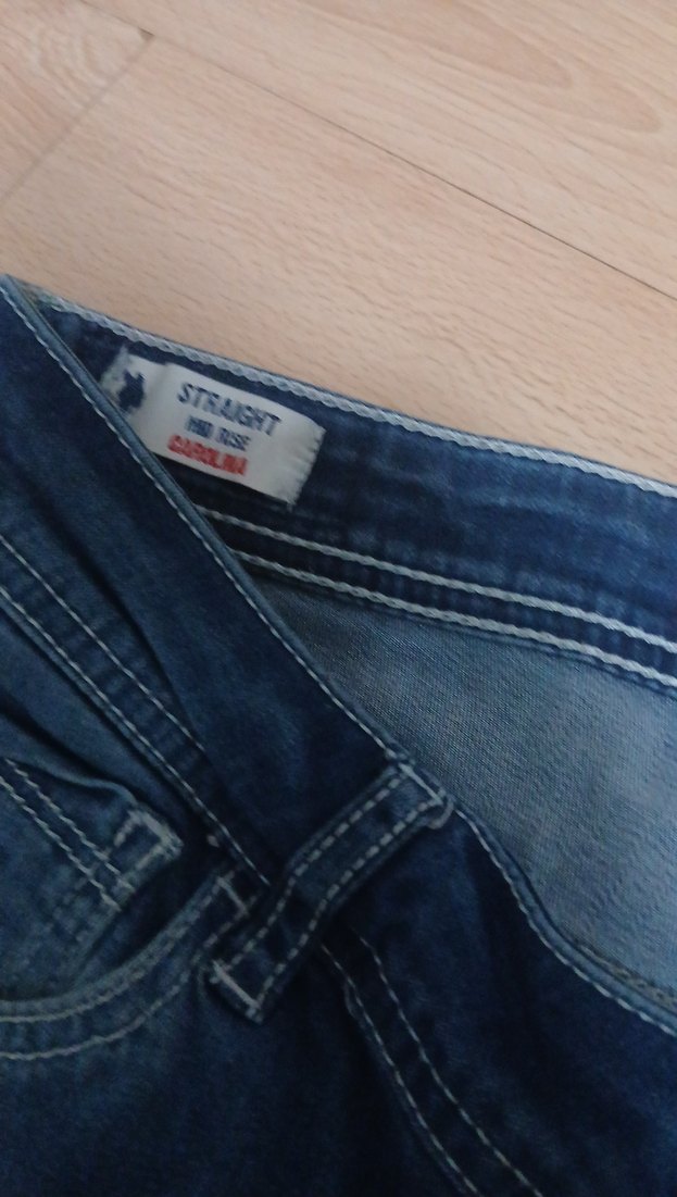 Kadın Mavi Normal Boy Denim Jean Pantolon - Görsel 3