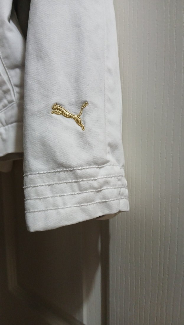 Düğmeli Beyaz Kadın Trençkot - Görsel 3