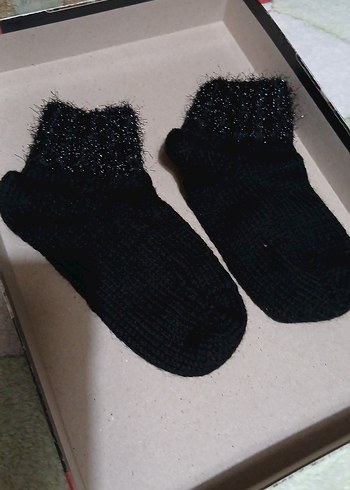 Siyah Kız Çorabı Triko - Görsel 3