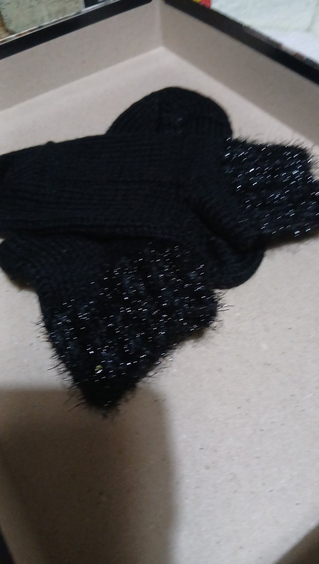 Siyah Kız Çorabı Triko - Görsel 2