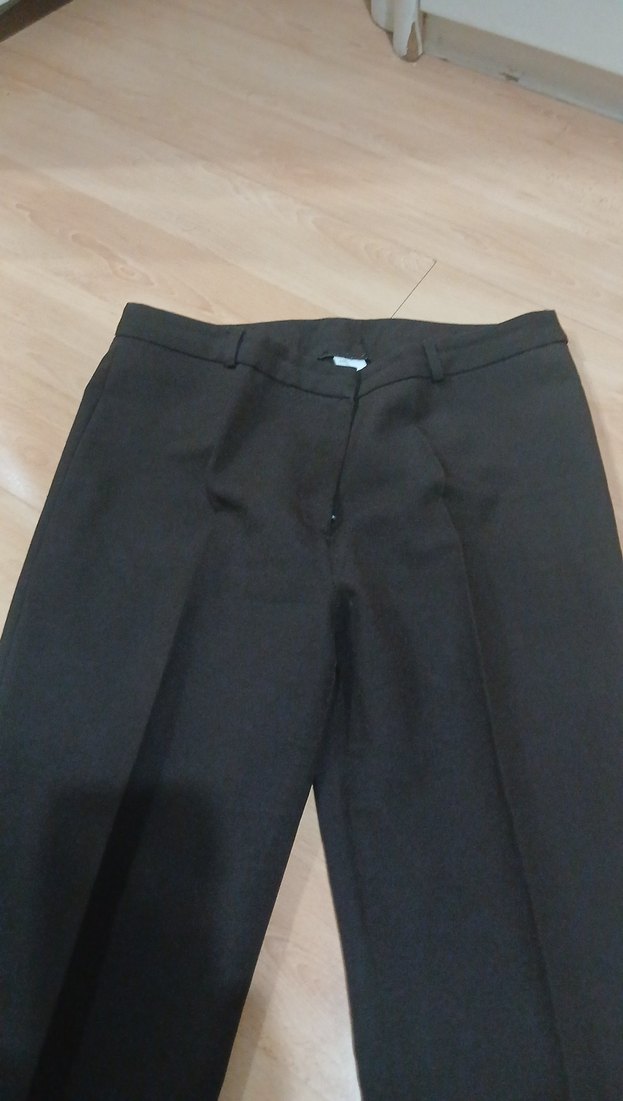 kahve Kadın Ofis Kumaş Pantolon - Görsel 2