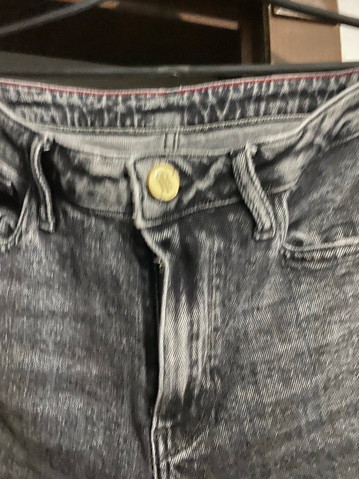 Gri Kadın Kot Pantolon - Normal Boy - Görsel 2