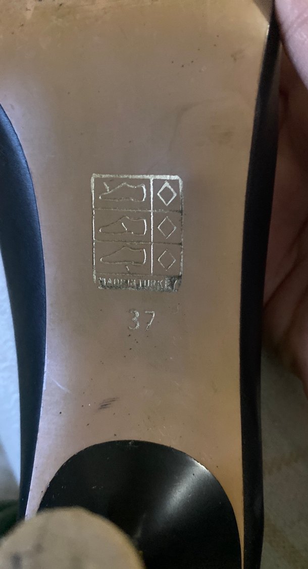 Siyah Stiletto Topuklu Kadın Ayakkabı - Görsel 3