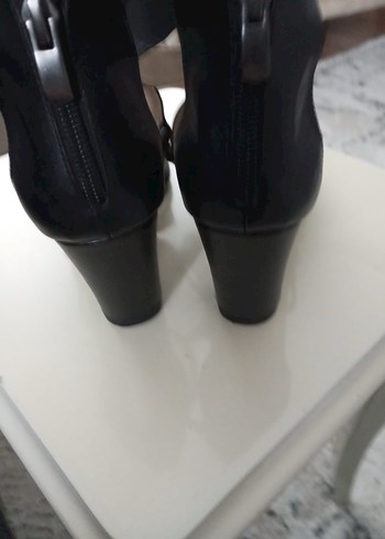 Siyah Tokalı Stiletto Topuklu Kadın Ayakkabı - Görsel 2