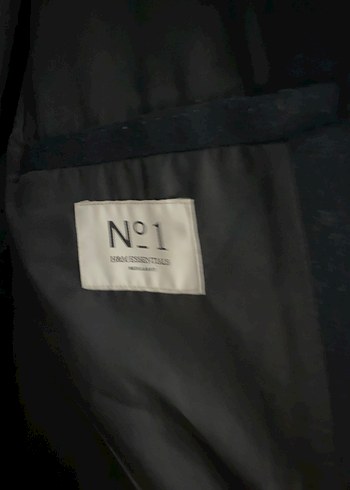 Siyah Süet Düğmeli Midi Erkek Kaban - Görsel 3