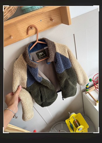 Zara Erkek Çocuk Çok Renkli Peluş Zara
