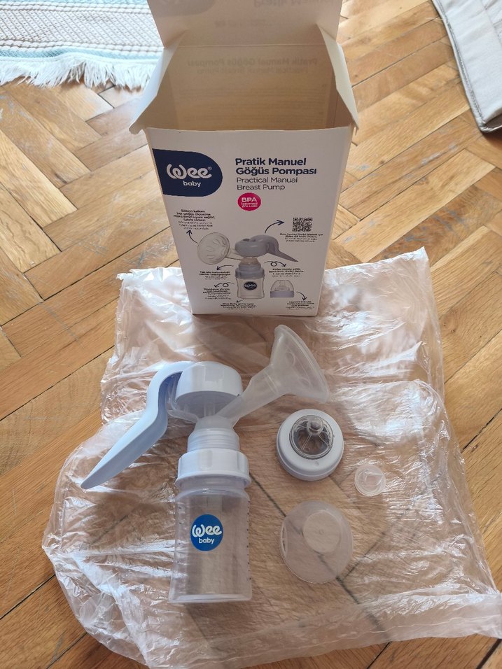 Wee Baby Mavi Manuel Göğüs Pompası - Görsel 2