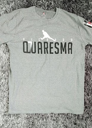 Erkek Beşiktaş Quaresma baskılı t-shirt