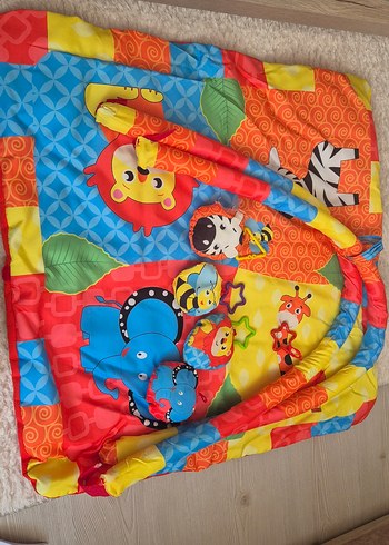 Renkli Baskılı Çocuk Oyun Minderi - PICCOLO MONDI - Görsel 2