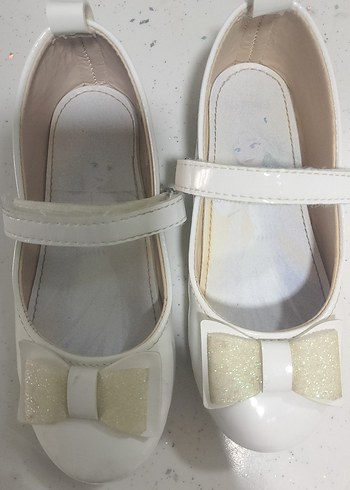 Kız Çocuk Bej Tokalı babet - Görsel 2