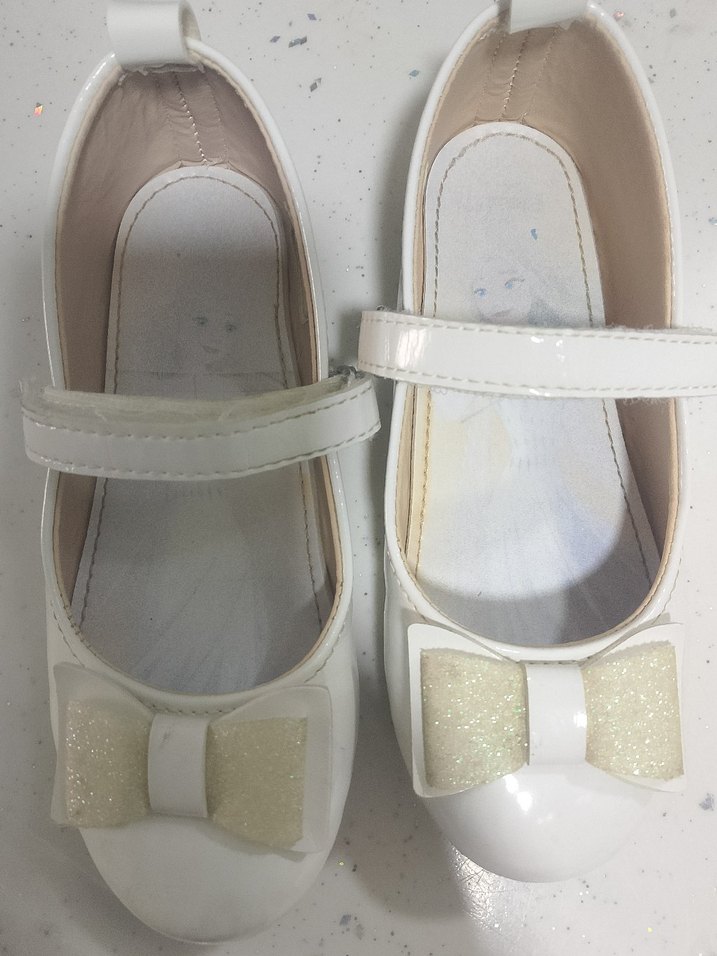 Kız Çocuk Bej Tokalı babet - Görsel 2