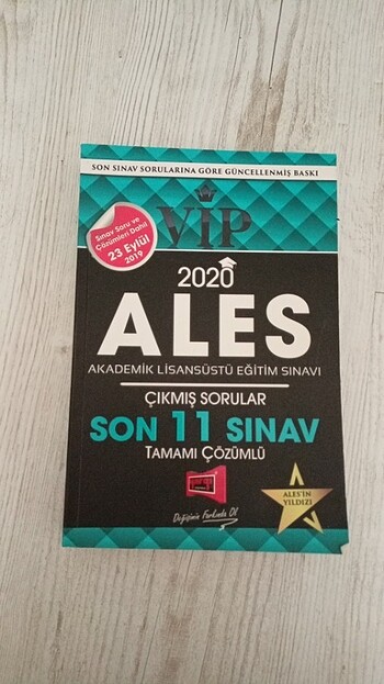 VIP yayınları ALES çıkmış sorular