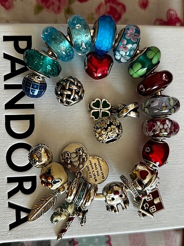  Beden çeşitli Renk Pandora orjinal charm