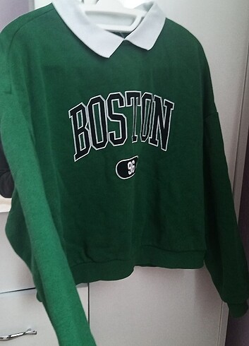 s Beden yeşil Renk Yeşil Boston Sweat 
