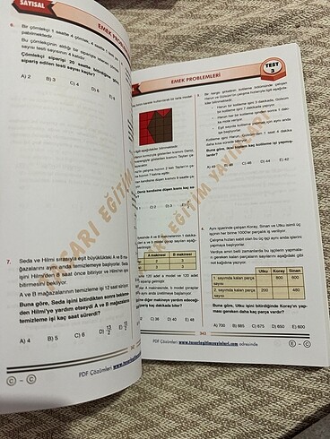 Beden Renk DGS matematik