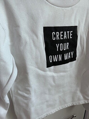 xs Beden beyaz Renk Kısa sweat