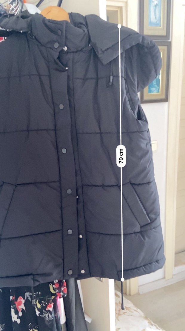 Kadın Midi şişme Yelek - Görsel 5