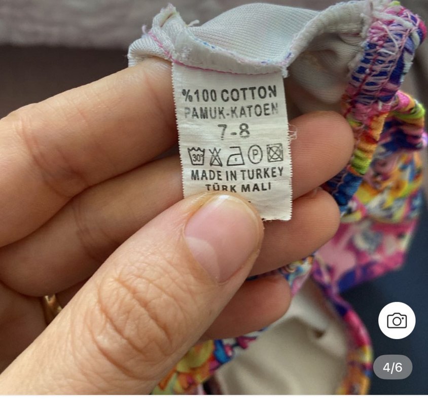 Pastel Renkli Çizgi Film Desenli Kız Bikini - Görsel 3