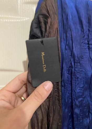 Bohem Çok Renkli Pliseli Uzun Elbise - Görsel 4