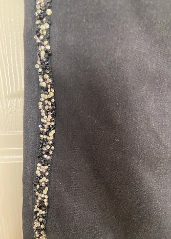 Kadın Siyah Kuşaklı Midi Boy Jean - Görsel 7