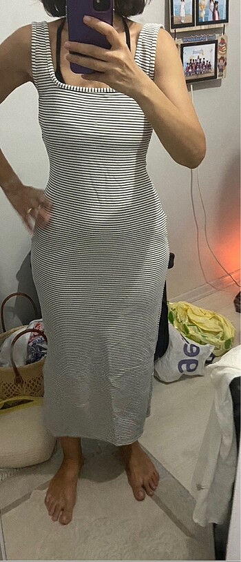 Diğer Çizgili elbise