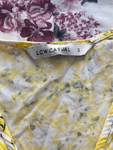 s Beden sarı Renk Lc waikiki çiçekli elbise