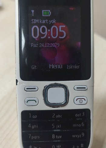 Beyaz Klasik Tuşlu Telefon - Görsel 2