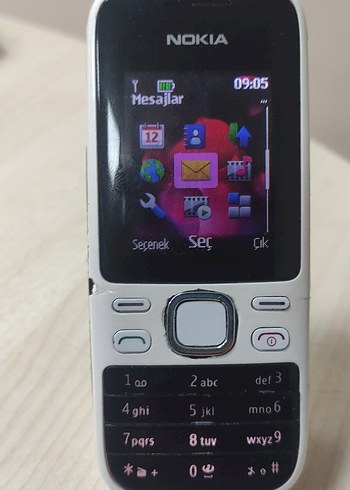 Beyaz Klasik Tuşlu Telefon - Görsel 5