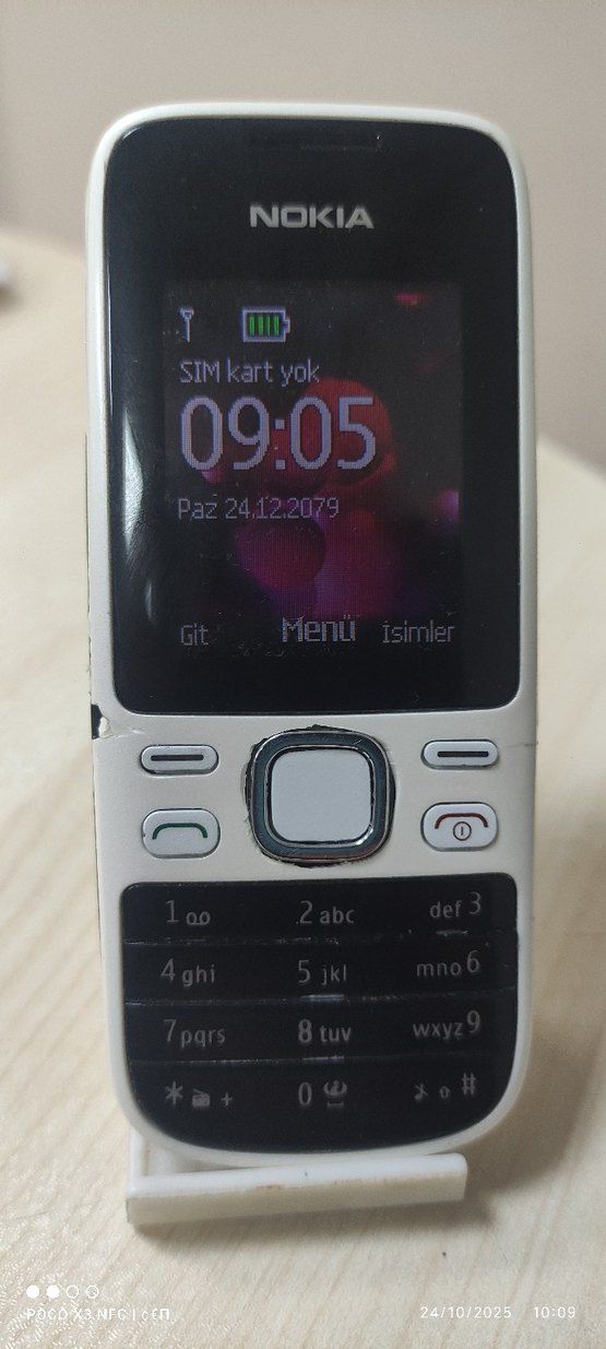 Beyaz Klasik Tuşlu Telefon - Görsel 2