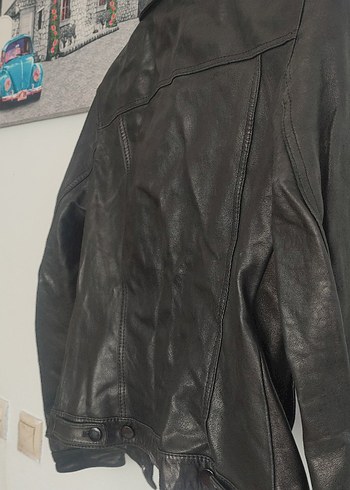 %100 Deri bayan mont - Görsel 2