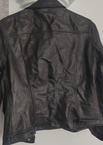 %100 Deri bayan mont - Görsel 8