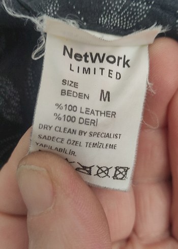 %100 Deri bayan mont - Görsel 4