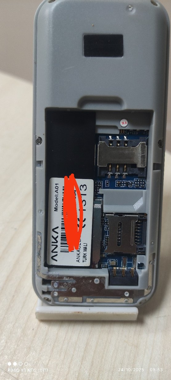 Siyah ANKA Temel Cep Telefonu - Görsel 5