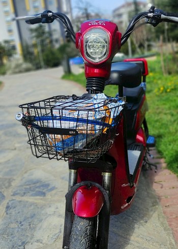 Kırmızı Volta Elektrikli Çocuk Scooterı - Görsel 16