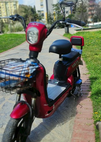 Kırmızı Volta Elektrikli Çocuk Scooterı - Görsel 13
