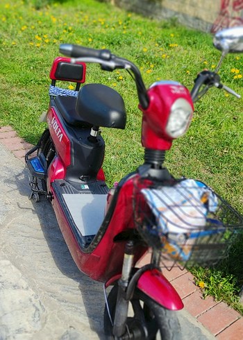 Kırmızı Volta Elektrikli Çocuk Scooterı - Görsel 17