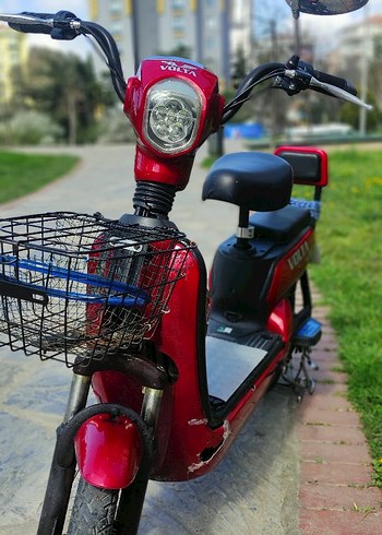 Kırmızı Volta Elektrikli Çocuk Scooterı - Görsel 3