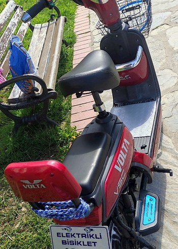 Kırmızı Volta Elektrikli Çocuk Scooterı - Görsel 8