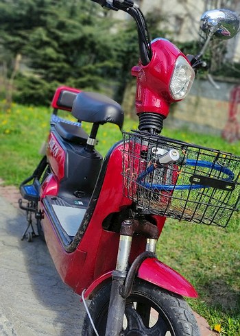 Kırmızı Volta Elektrikli Çocuk Scooterı - Görsel 4