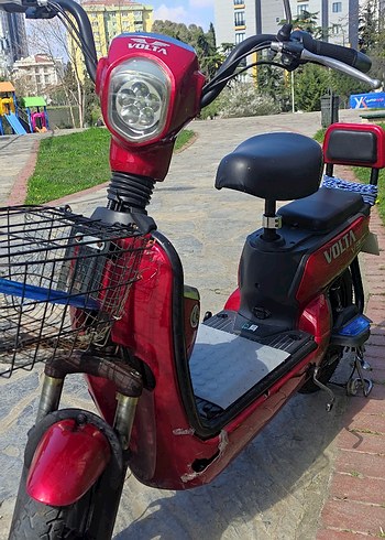 Kırmızı Volta Elektrikli Çocuk Scooterı - Görsel 11
