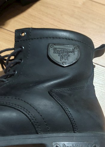 Siyah Deri Bağcıklı Gotik Erkek Bot - Görsel 4