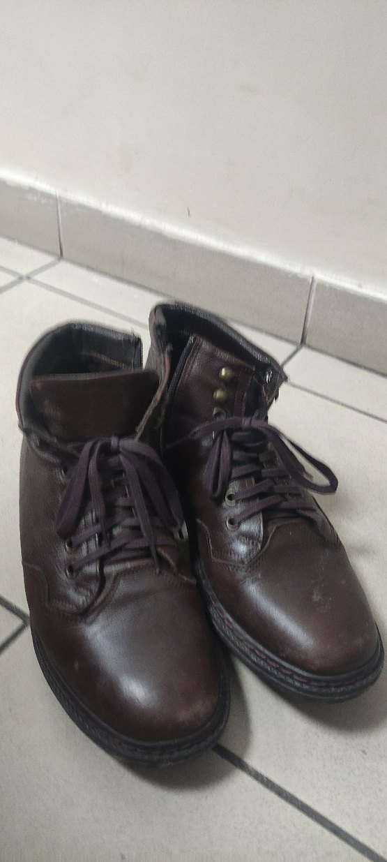 Klasik Kahverengi Deri Erkek Botları - Görsel 2