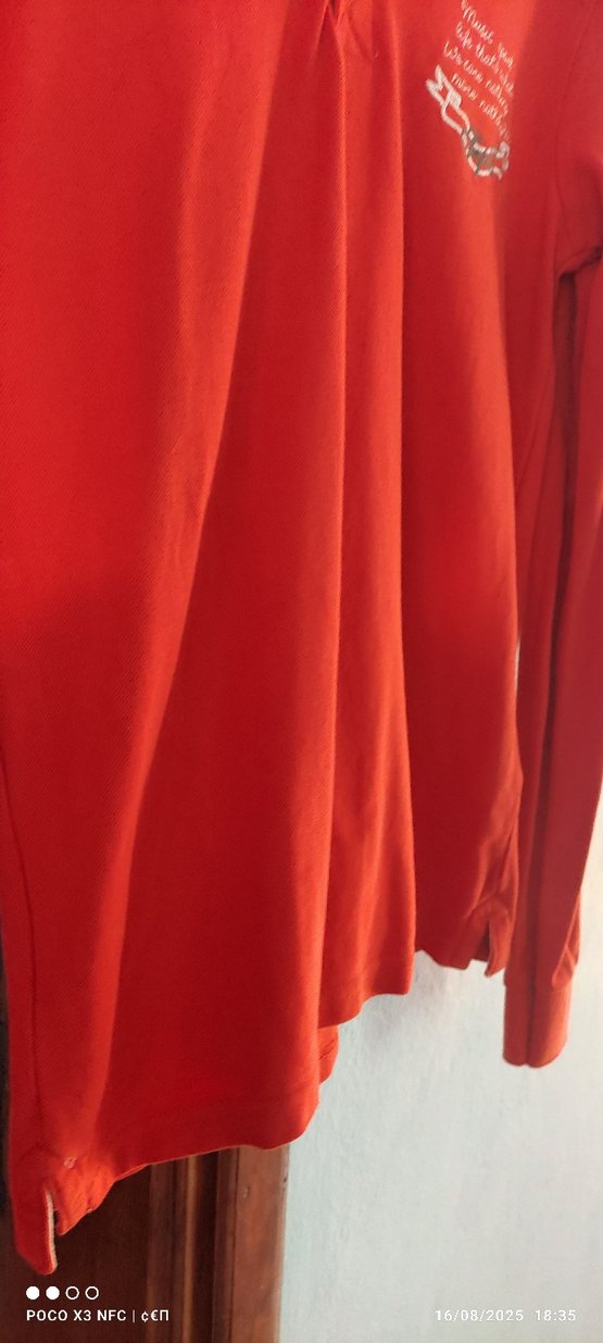 Uzun Kollu Polo Yaka Tişört - Görsel 5