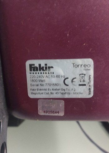 TOST makinesi FAKİR. - Görsel 8