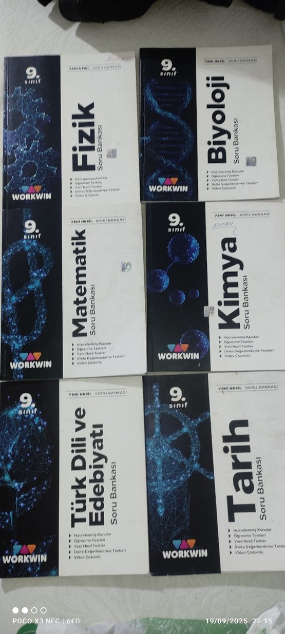 WORKWIN 9. Sınıf Soru Bankası Seti - Görsel 2