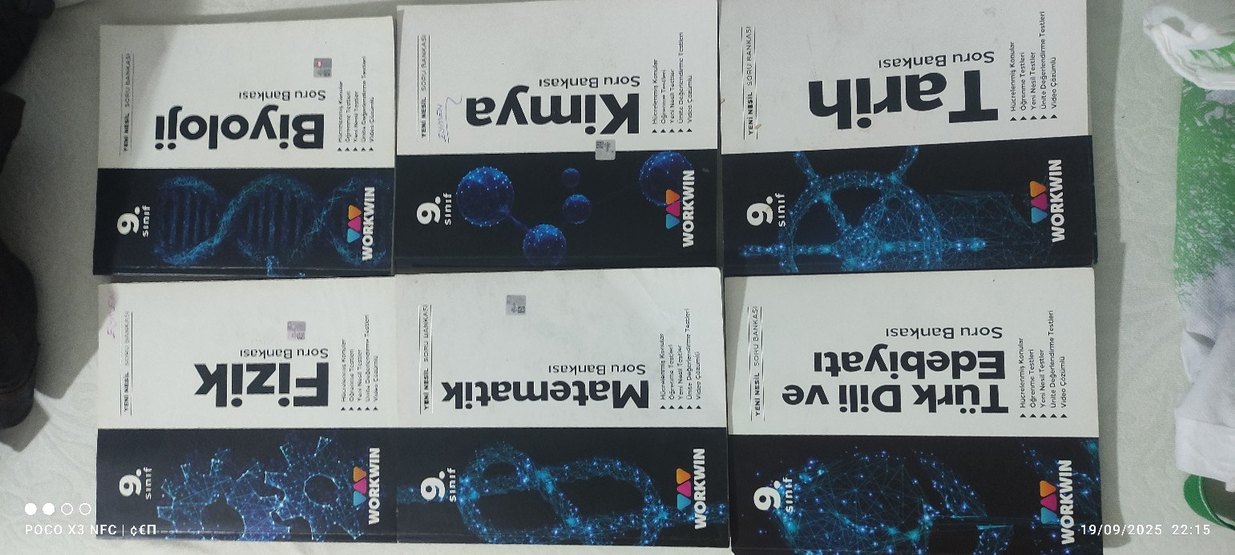 WORKWIN 9. Sınıf Soru Bankası Seti - Görsel 4