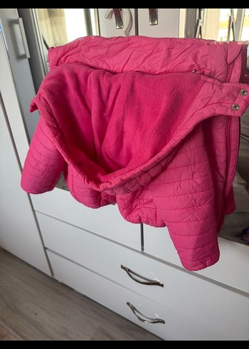 HelloBaby Hellobaby Kız Çocuk Pembe Fermuarlı Polar Ceket