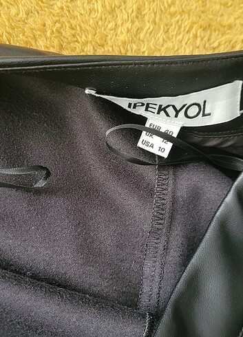 İpekyol deri pantolon