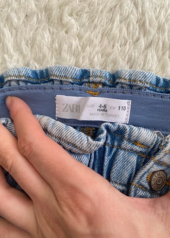 Zara Kız bebek Mom jean
