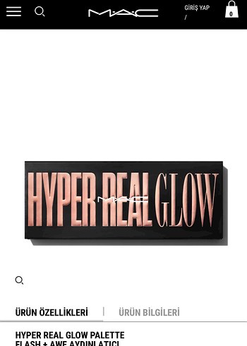 MAC MAC Hyper Real Glow Aydınlatıcı Paleti